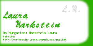 laura markstein business card